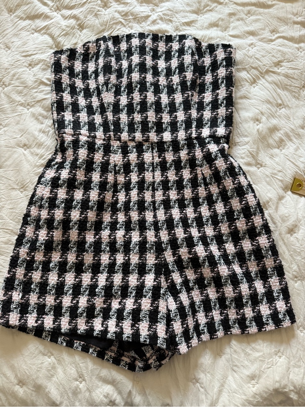 NWT Hutch Anthropologie Strapless Tweed Romper Size 2 $148